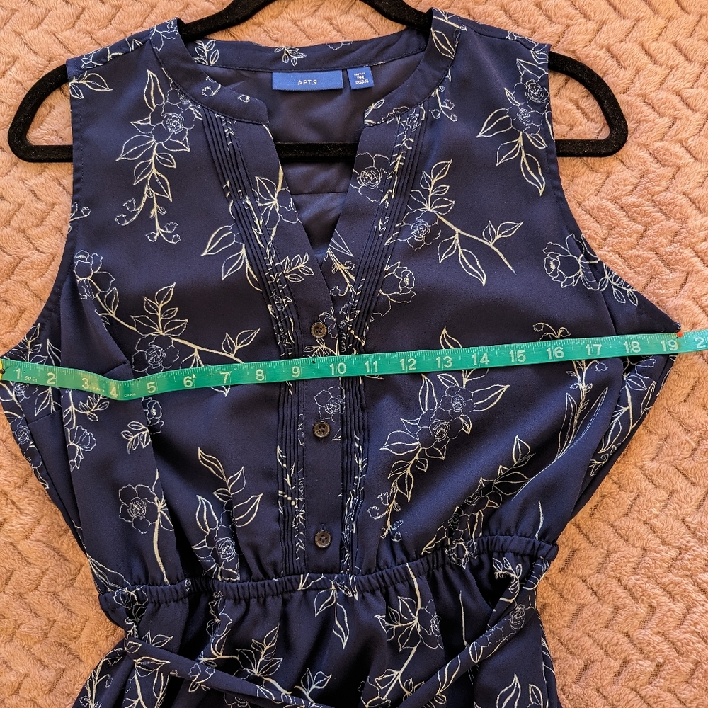 Apt 9 tie waist dress. Petite medium - Picture 4 of 6